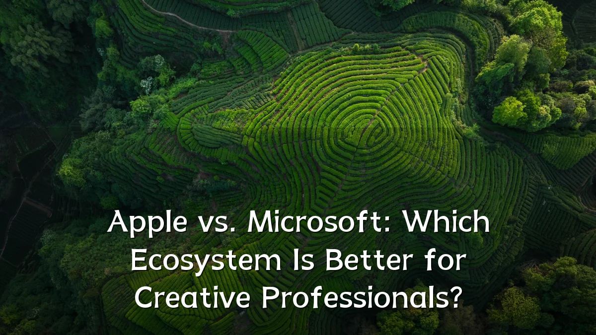Apple vs. Microsoft: Which Ecosystem Is Better for Creative Professionals?