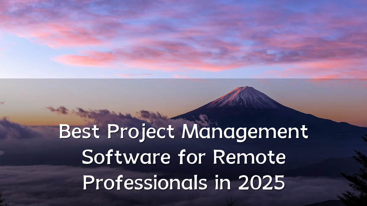 Best Project Management Software for Remote Professionals in 2025