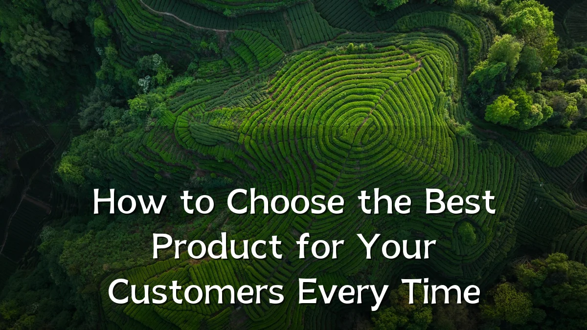 How to Choose the Best Product for Your Customers Every Time