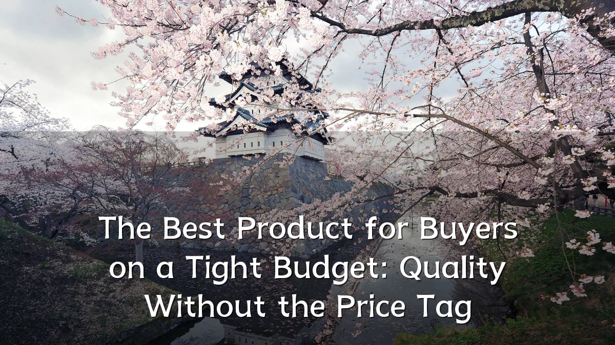 The Best Product for Buyers on a Tight Budget: Quality Without the Price Tag