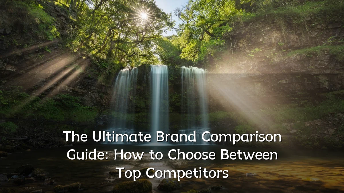 The Ultimate Brand Comparison Guide: How to Choose Between Top Competitors