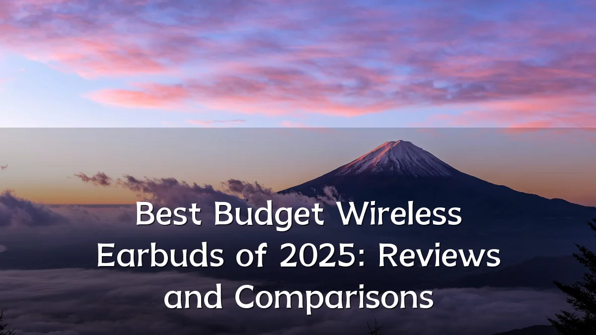 Best Budget Wireless Earbuds of 2025: Reviews and Comparisons