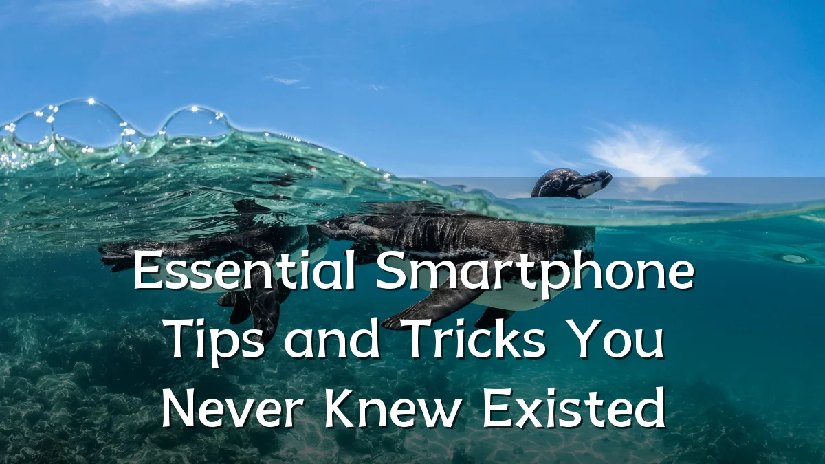 Essential Smartphone Tips and Tricks You Never Knew Existed