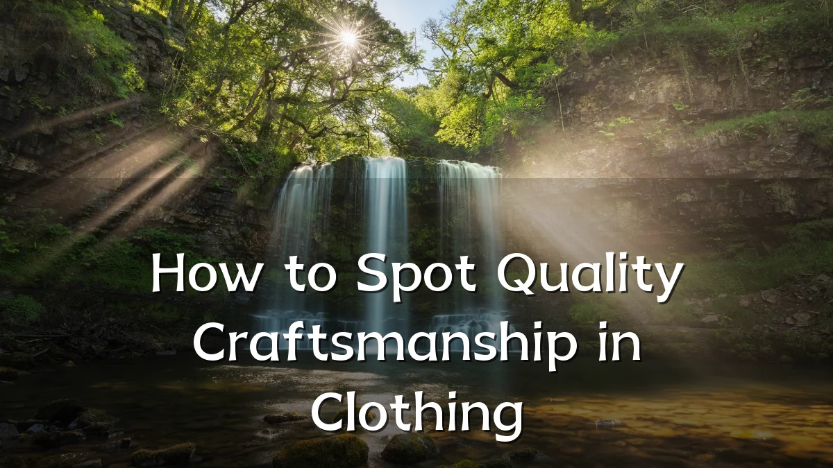How to Spot Quality Craftsmanship in Clothing