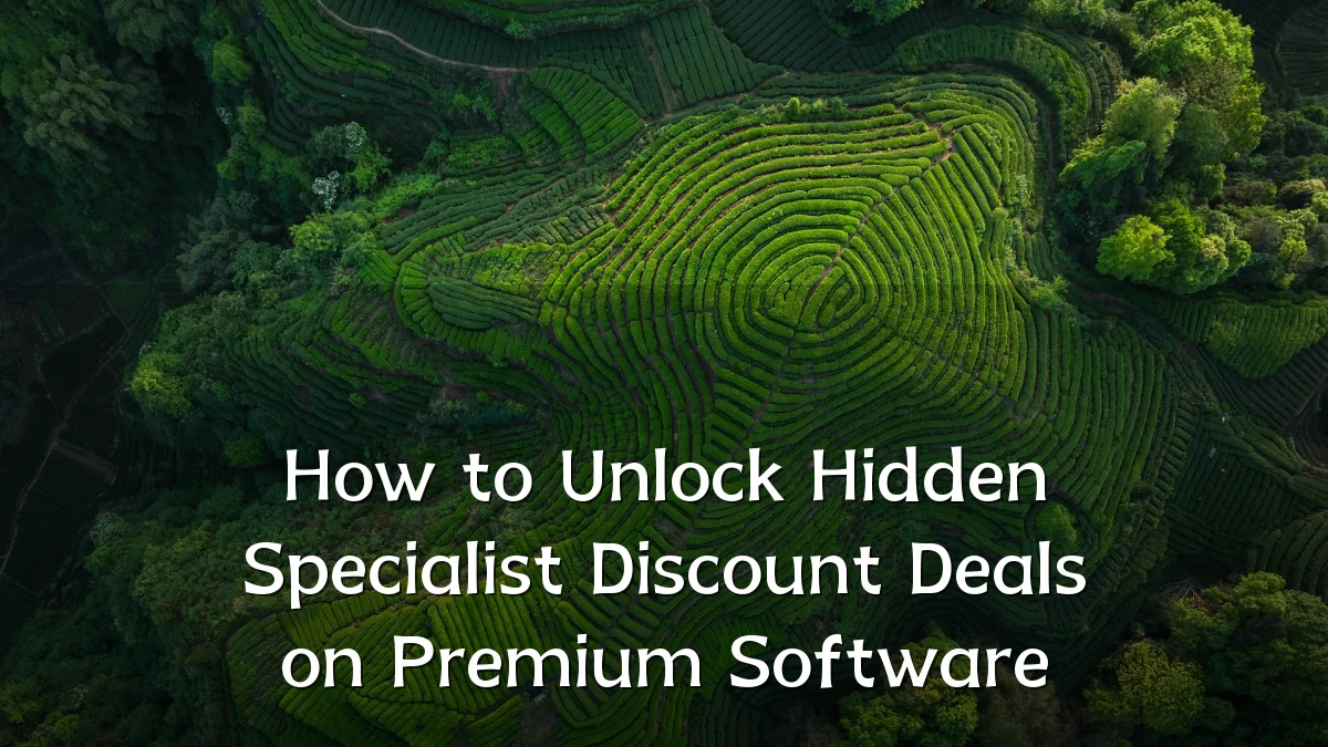 How to Unlock Hidden Specialist Discount Deals on Premium Software