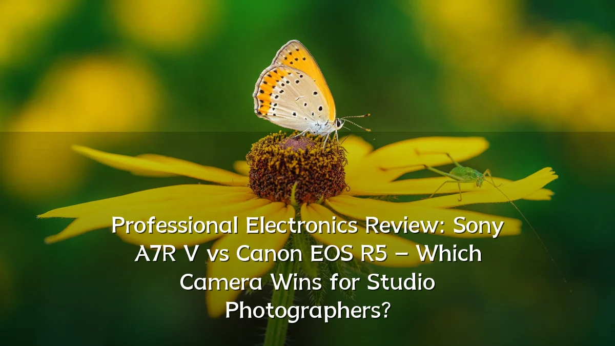 Professional Electronics Review: Sony A7R V vs Canon EOS R5 – Which Camera Wins for Studio Photographers?