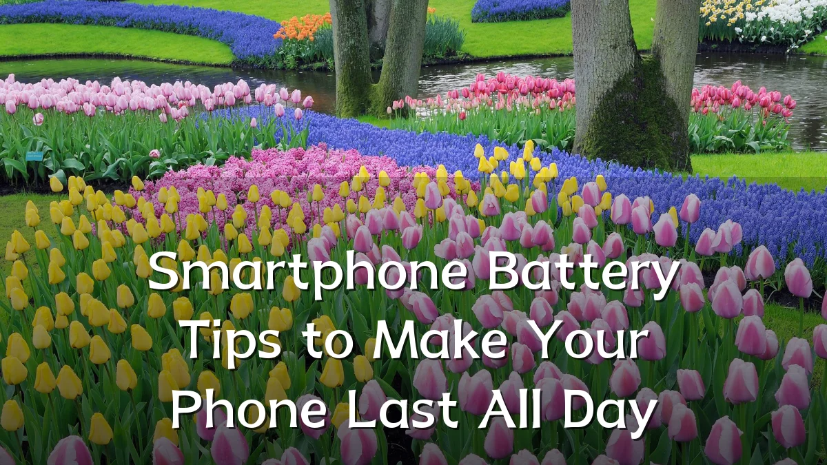 Smartphone Battery Tips to Make Your Phone Last All Day