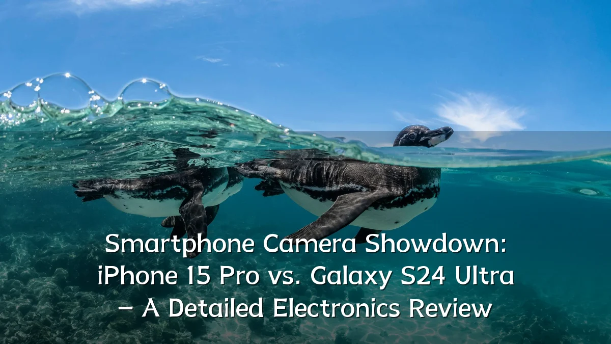 Smartphone Camera Showdown: iPhone 15 Pro vs. Galaxy S24 Ultra – A Detailed Electronics Review