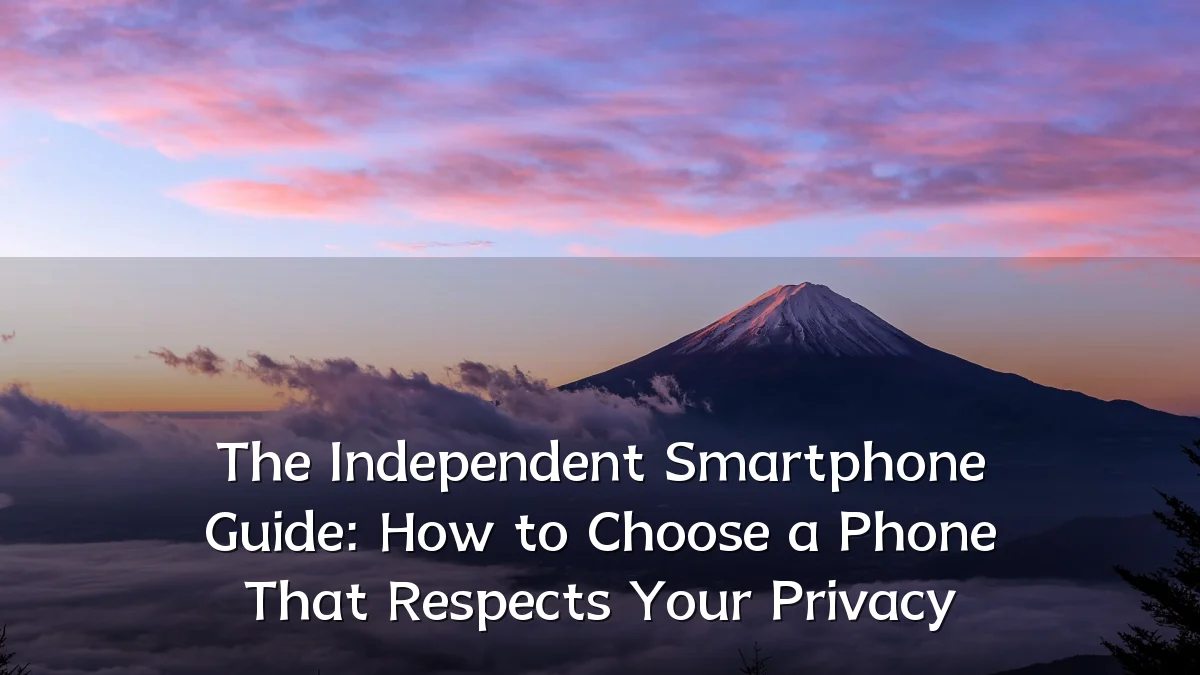 The Independent Smartphone Guide: How to Choose a Phone That Respects Your Privacy