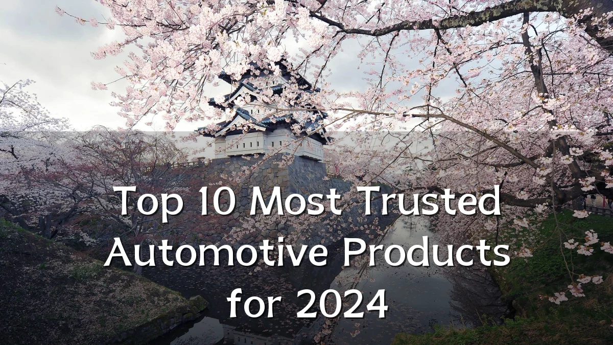 Top 10 Most Trusted Automotive Products for 2024