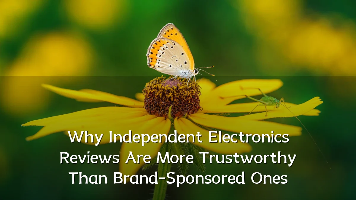 Why Independent Electronics Reviews Are More Trustworthy Than Brand-Sponsored Ones